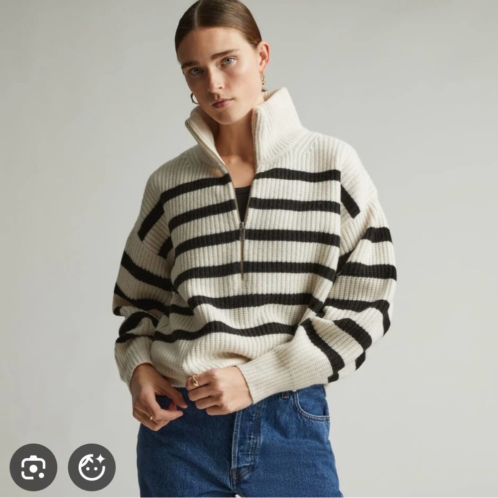 Everlane half-zip sweater in merino